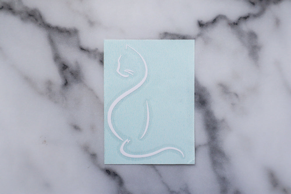 Cat Silhouette Decal