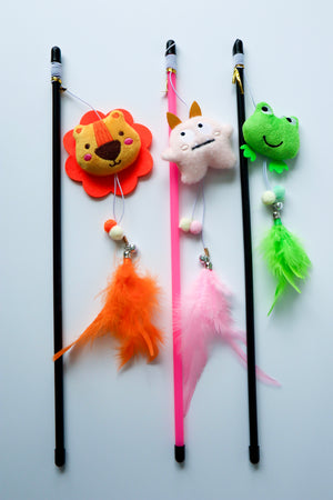 Plush Wand Toy (Set of 3)